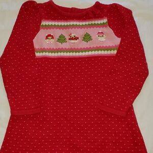Girls Gymboree Red and Pink Knit Dress Coxy Owl Size 5T